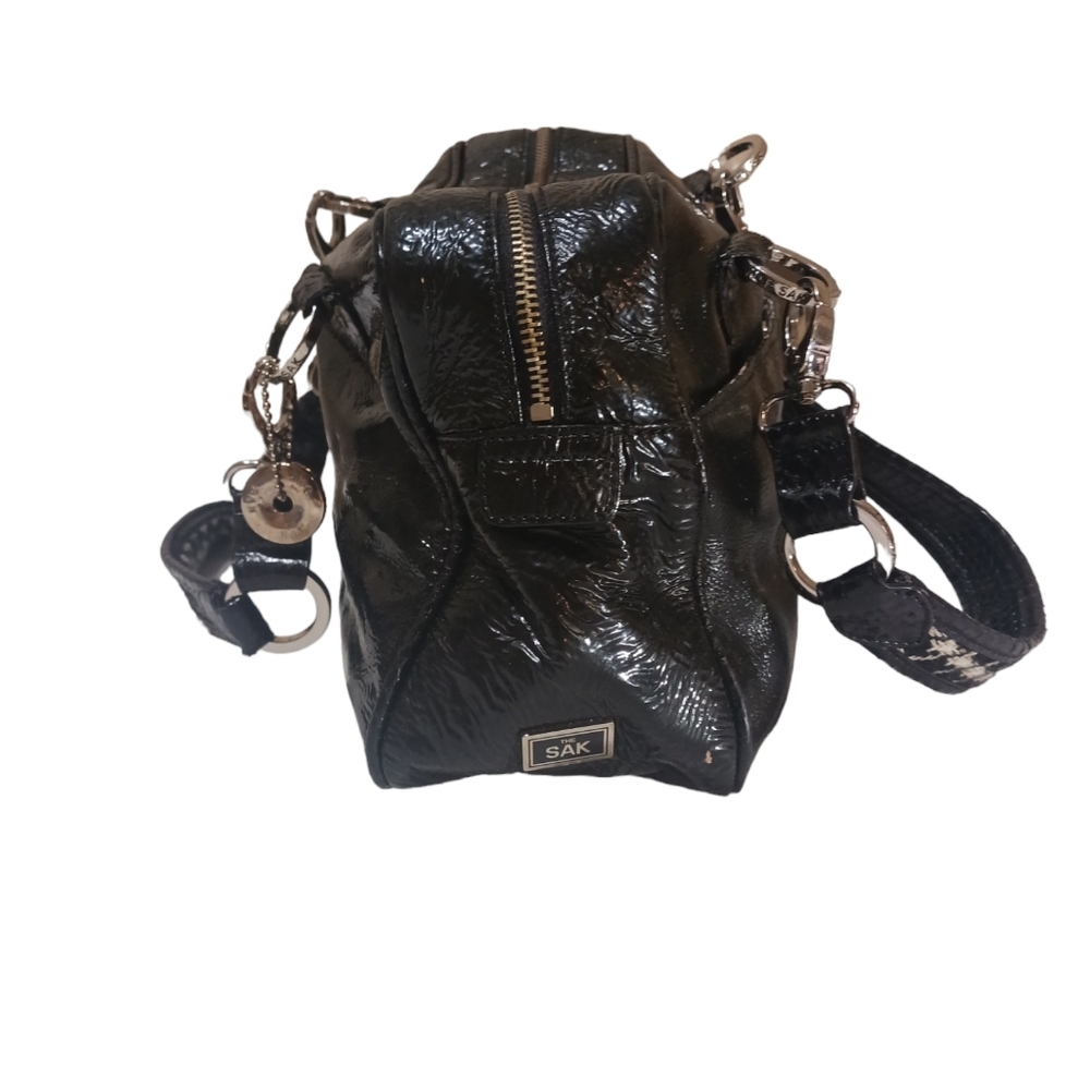 The Sak Unique Patent Leather Shoulder Bag - Picture 3 of 16